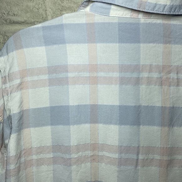 NWT MSRP $108 Free People Loveland Plaid Shirt Women's Size Small - Picture 8 of 8